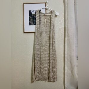 Moral Fiber Beige Backless Knit